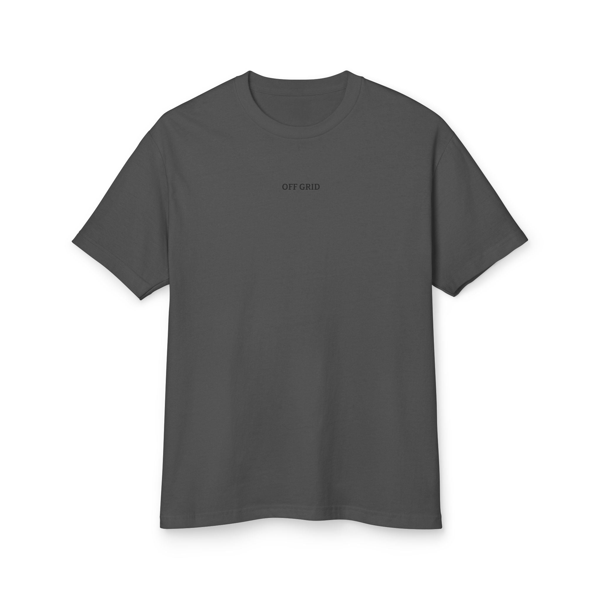 "OFF GRID" heavyweight cotton tee