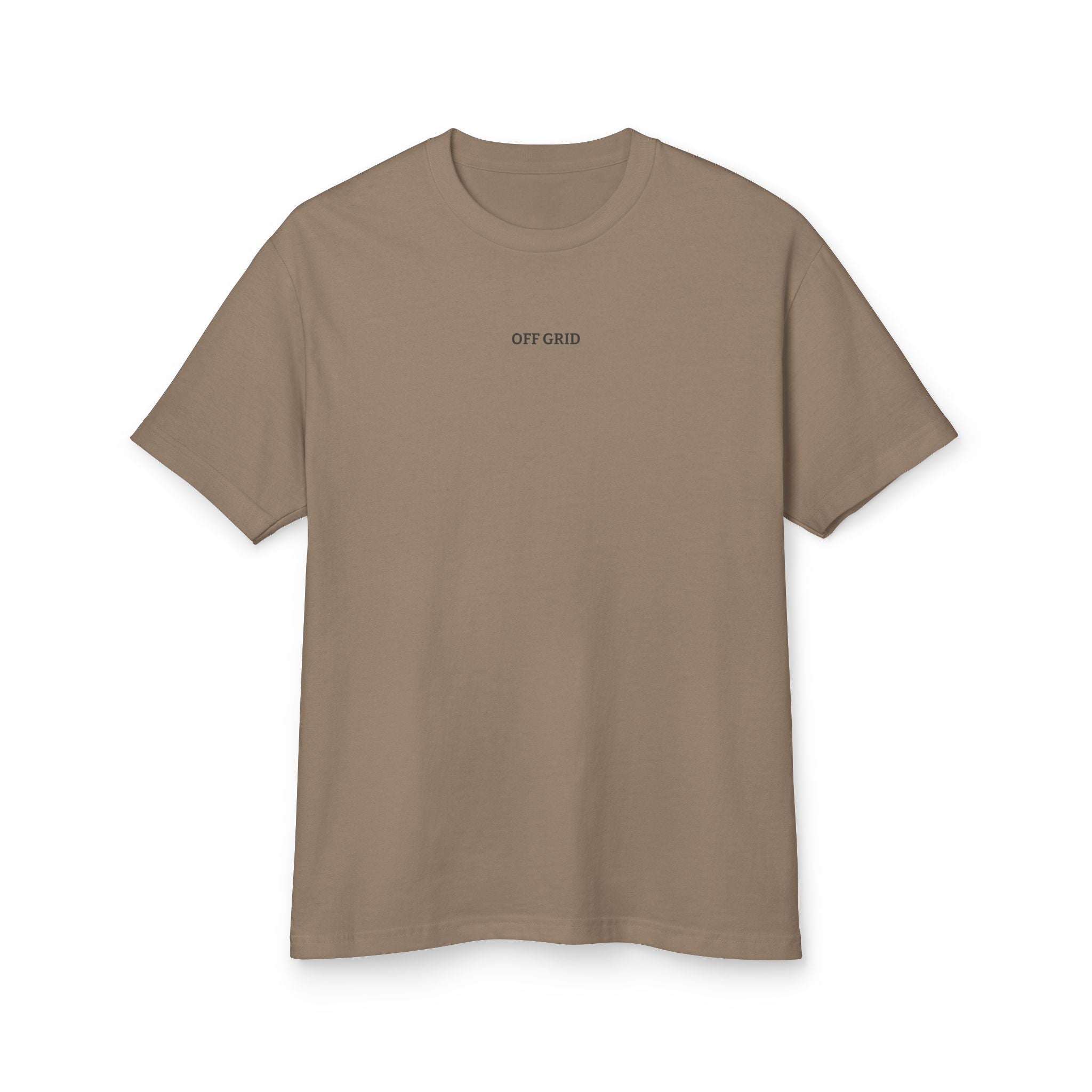 "OFF GRID" heavyweight cotton tee