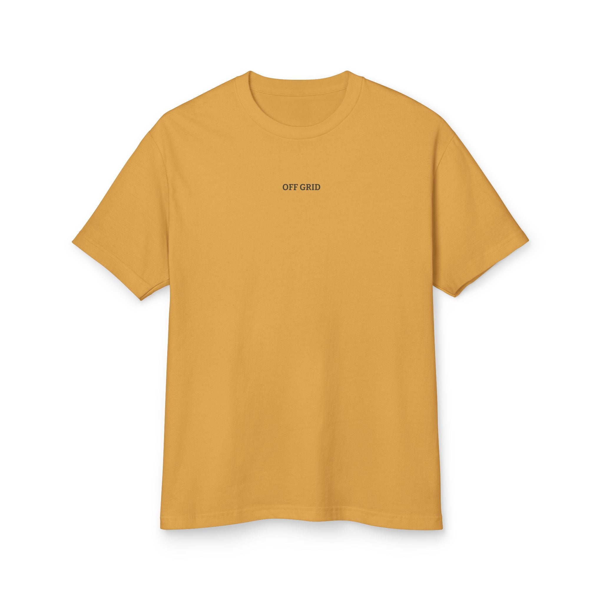 "OFF GRID" heavyweight cotton tee